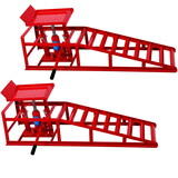 Auto Car Truck Service Ramps Lifts, Garage Car Lift Hydraulic Ramps Black 5 Ton,Automotive Hydraulic Lift Repair Frame Lift(2 Pack) red W46563681