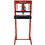Hydraulic Shop Press,12-Ton Capacity, Floor Mount,with Press Plates, H-Frame Garage Floor Press, Adjustable Working Table Height,red W46566967