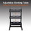 Hydraulic Shop Press,12-Ton Capacity, Floor Mount,with Press Plates, H-Frame Garage Floor Press, Adjustable Working Table Height,black W46566968