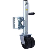Trailer Jack, Boat Trailer Jack 34.5 in, Bolt-on Trailer Tongue Jack Weight Capacity 1500 lb, with PP Wheels and Handle for Lifting RV Trailer, Horse Trailer, Utility Trailer, Yacht Trailer W46567464