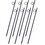 Rebar stake with loop 8pcs Grip Rebar 3/8x 18 inch Steel Durable Heavy Duty Tent Canopy Ground Stakes with Angled Ends and 1 inch Loops for Campsites and Canopies W46573143