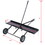 40-inch Lawn Sweeper Tow Behind Dethatcher, Landscape Rake, Lawn Tractor Rake, Tine Tow Dethatcher Pull Behind Mower, Riding Lawn Mower Attachments for Outdoor Yard Tools Lawn Care W46577208