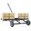 40-inch Lawn Sweeper Tow Behind Dethatcher, Landscape Rake, Lawn Tractor Rake, Tine Tow Dethatcher Pull Behind Mower, Riding Lawn Mower Attachments for Outdoor Yard Tools Lawn Care W46577208