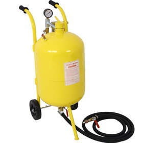 10Gal Pot Sandblaster, 125 PSI Pressure Sand Blasting Complete Kit for Paint, Stain, Rust Removal and Special Surface Treatment of Material W46577219