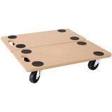 Furniture Moving Dolly, Heavy Duty Wood Rolling Mover with Wheels for Piano Couch Fridge Heavy Items, Securely Holds 500 lbs (2pcs 22.8