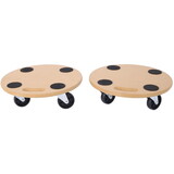 Furniture Moving Dolly, Heavy Duty Wood Rolling Mover with Wheels for Piano Couch Fridge Heavy Items, Securely Holds 500 lbs (2pcs 15