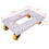 Movers Dolly Heavy Duty Furniture Dolly Trolley Cart 18"x12" Aluminum Frame with 3" TPU Professional Casters with Brake Option 2pcs set W46577454