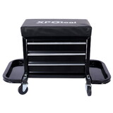 350-Pound Capacity Garage Glider Rolling Tool Chest Seat W46577501