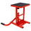 Motorcycle Dirt Bike Stands and Lifts Jack Stand Steel Lift 11"-16.5" Adjustable Height 330 LBS Load Capacity Heavy Duty Steel Red W46581477