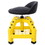 Pneumatic 360 Degree Swivel Stool, Mechanics Rolling Creeper Seat, Heavy Duty Rolling Mechanics Stool, Shop Stool with Casters yellow W46590153