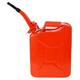 20 Liter (5 Gallon) Jerry Fuel Can with Flexible Spout, Portable Jerry Cans Fuel Tank Steel Fuel Can, Fuels Gasoline Cars, Trucks, Equipment, RED W46591767