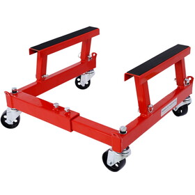 ATV Motorcycle Engine Cradle Dolly 1500lbs,red W46592177