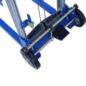 Fixed Straddle Hand Winch Lift Truck, 34.6" Length, 24.8" Width, 66.9" Height, 400 lbs Capacity W46594438