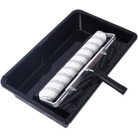 5PC 18 inch Paint Roller Kit 18 inch Paint Roller 18 Paint Roller Tray Microfiber Paint Roller Sleeves(Pack of 3) W465P143512