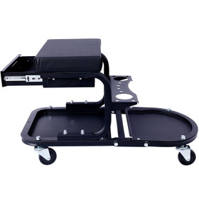 Ultimate Rolling Detailing & Utility Cart, (for Cars, Trucks, SUVs, RVs, Home, Garden, Garage & More) 15' 1/2" x 8' 3/4" x 18' 1/2" - Black W465P147042