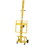 Drywall panel lift for walls, Load capacity 150LBS Heavy Duty Drywall Lifter, Use for drywall, OSB, plywood, insulation, cement board. Yellow Color W465P151531