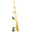 Drywall panel lift for walls, Load capacity 150LBS Heavy Duty Drywall Lifter, Use for drywall, OSB, plywood, insulation, cement board. Yellow Color W465P151531
