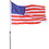 Flag Poles for Outside House, 16FT Sectional Flag Pole Kit, Extra Thick Heavy Duty Aluminum Flagpole, Outdoor Inground Flag Poles with Topper Balls for Yard, Residential or Commercial W465P153949