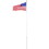 Flag Poles for Outside House, 16FT Sectional Flag Pole Kit, Extra Thick Heavy Duty Aluminum Flagpole, Outdoor Inground Flag Poles with Topper Balls for Yard, Residential or Commercial W465P153949