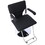 Stainless steel frame,Fashion style Hair Salon Chair Styling Heavy Duty Hydraulic Pump Barber Chair Beauty Shampoo Barbering Chair for Hair Stylist Women Man,with Barber Cape (Black) W465P156739