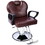 Artist hand Hair Stylist All Purpose Barber Chair for Barbershop Salon Chair,Heavy Duty Hydraulic Barber Chair Spa Furniture Shampoo Reclining Extra Wider Seat Beauty Hair Salon Equipment,brown