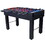 54-inch Hurricane Foosball Table for Family Game Rooms with Light Cherry Finish, Analog Scoring and Free Accessories black W465P164160