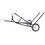 Adjustable Bale Mover,ATV/ UTV/ Truck Universal Round Hay Bale Trailer,1500lbs W465P187106