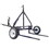 Adjustable Bale Mover,ATV/ UTV/ Truck Universal Round Hay Bale Trailer,1500lbs W465P187106