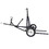 Adjustable Bale Mover,ATV/ UTV/ Truck Universal Round Hay Bale Trailer,1500lbs W465P187106