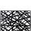 Outdoor & Indoor Privacy Screen Metal Privacy Screen 76" HX48" W, Freestanding Decorative Privacy Screen for Deck Balcony Patio, Privacy Fence Panels for Outside Lawn Garden PS117 BLACK W465P193273