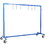 Adjustable Height Paint Hanger Drying Rack,Mobile Auto Body Shop Painting Stand with 6 Hanging Hooks,Blue W465P266869