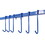 Adjustable Height Paint Hanger Drying Rack,Mobile Auto Body Shop Painting Stand with 6 Hanging Hooks,Blue W465P266869