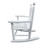 Children's rocking white chair- Indoor or Outdoor -Suitable for kids-Durable W49536076