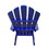 Outdoor or indoor Wood children Adirondack chair,blue W49591477