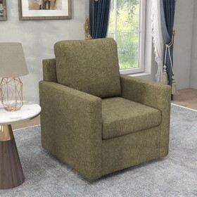 29" Wide Upholstered Swivel Armchair