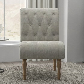 Upholstered Accent Chair for Living Room Bedroom Chairs Lounge Chair with Wood Legs