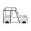 Twin Size Car-shaped Bed with Roof,Wooden Twin Floor Bed with wheels and door Design,Montessori Inspired Bedroom,Black W504140570