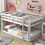 Twin over Twin Floor Bunk Bed, White W50437209