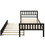 Twin Bed with Trundle, Platform Bed Frame with Headboard and Footboard, for Bedroom Small Living Space,No Box Spring Needed,Espresso W50440557