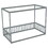 Twin Size Canopy Frame Floor Bed with Fence, Guardrails,Grey