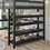 Loft Bed Full with desk,ladder,shelves, Espresso W504S00060