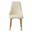 Dining Chair with PU Leather White strong metal legs (Set of 2) W50960341