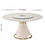 59.05"Modern Sintered stone dining table with 31.5" round turntable with 6 pcs Chairs . W509S00057