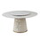 59"Modern Sintered stone dining table with 31.5" round turntable with wood and metal exquisite pedestal with 6 pcs Chairs . W509S00073