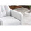 022-Teddy Fabric Swivel Rocking Chair Gilder Chair with Pocket,White W527128337
