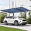 Outdoor Carport, Car Garage Shelter with Galvanized Metal Roof &Aluminum Frame for Car,Large Single Side Carport