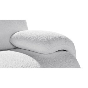 5057 Sherpa Sofa Magnet Universal Armrest, White W542111391