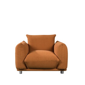 Sherpa Accent Chair Single Sofa 42"W Accent Chair for Bedroom Living room Apartment, Brown W542122033