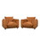 Sherpa Accent Chair Single Sofa 42"W Accent Chair for Bedroom Living room Apartment, Brown W542122033