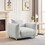 Fabric Accent Chair Single Sofa 42"W Accent Chair for Bedroom Living room Apartment, Light Grey W54284839